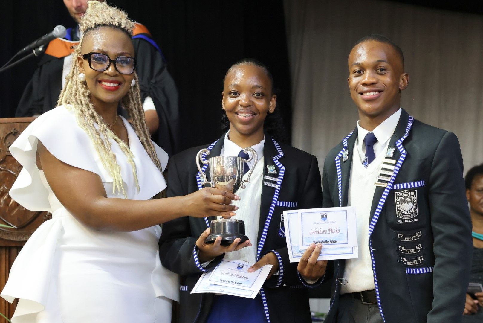 Gcobisa Zengetwa  Lehakwe Pheko - Service to the School