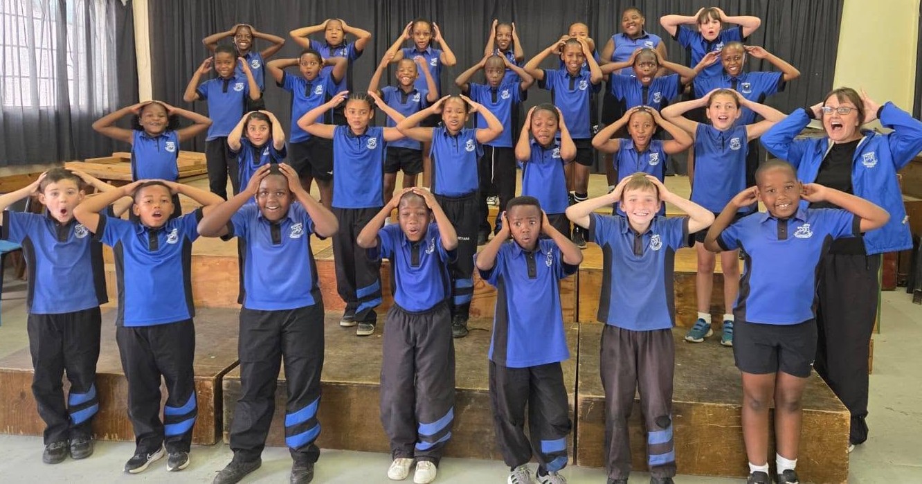 Grade 3 LVN received an A for their choral verse