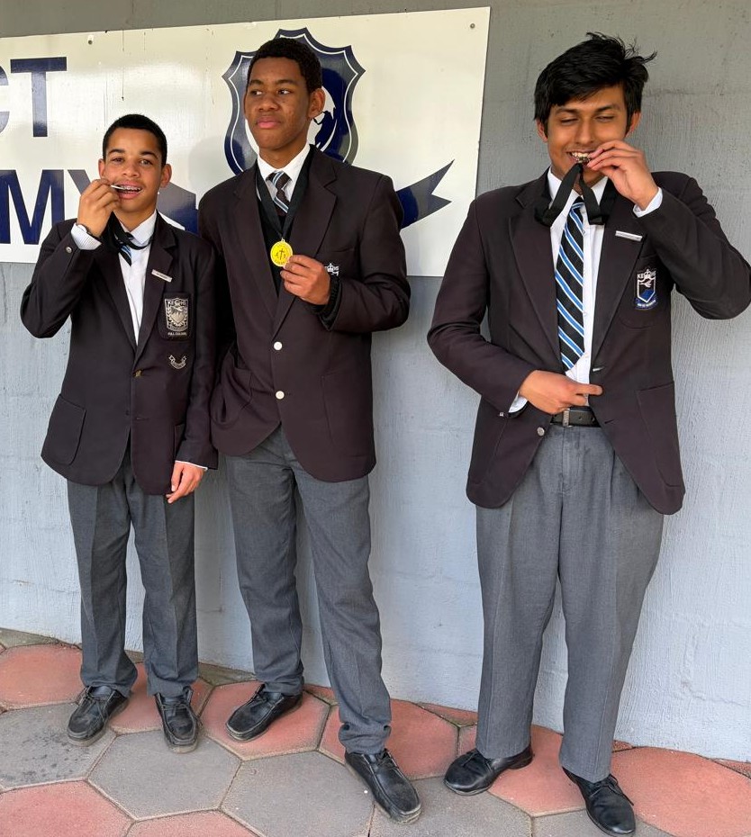 Jaeron Lizalise and Muhammed KZNCSSA Provincial Chess medal winners