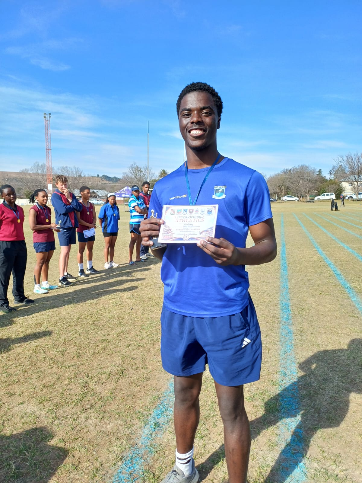 Junior Mncadi Best U17 Boy Senior Victor Ludorum
