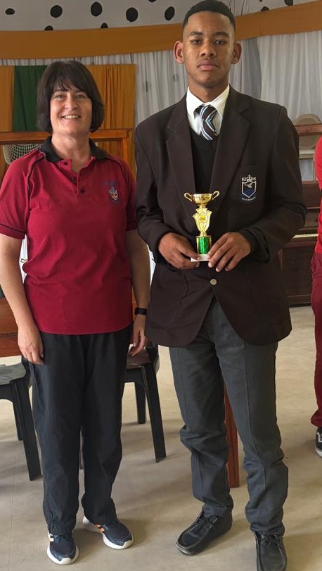 Lizalise Skemane secured 2nd place at the Focused School Chess Festival