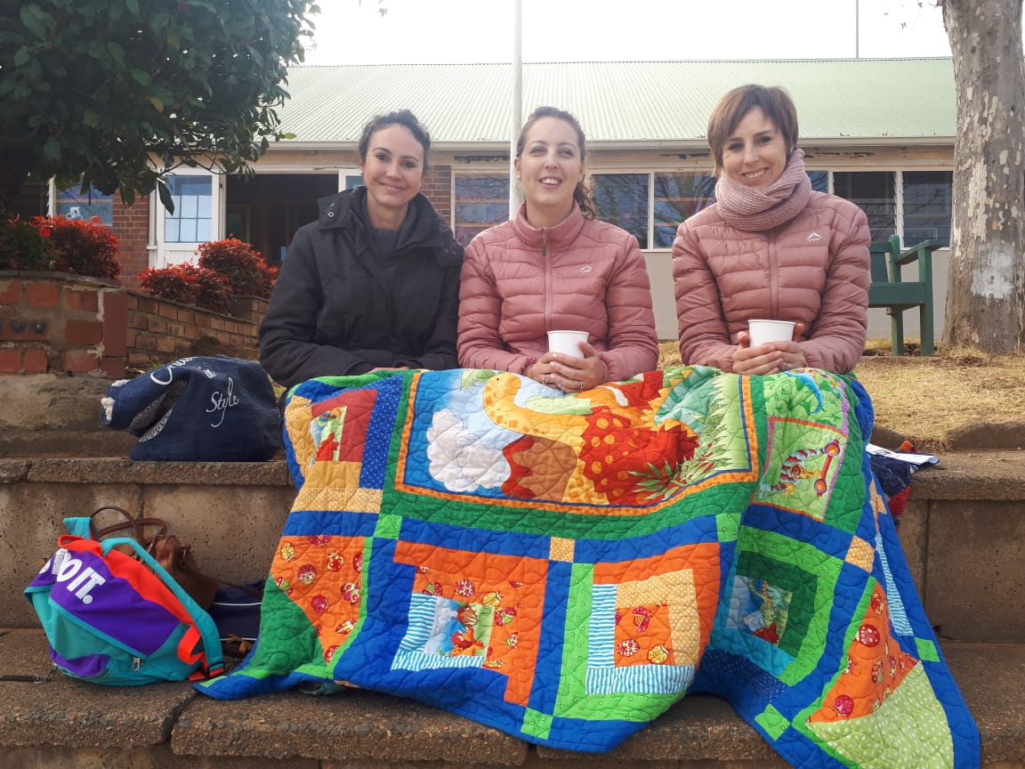 Motherly support for U7 Hockey Boys